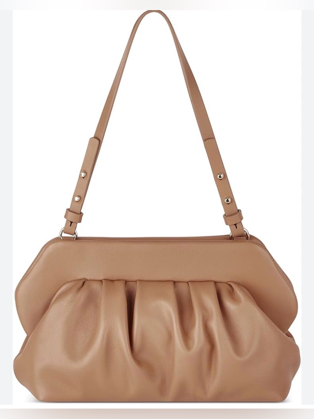 New Vince Camato Amari Genuine Leather Tan Bag